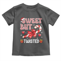 Funny Christmas Toddler T Shirt Sweet But Twisted Candy Cane Xmas Holiday