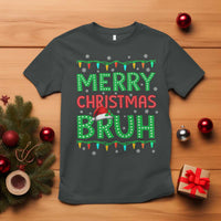 Merry Christmas Bruh T Shirt Meme Funny Saying Bro Greeting - Wonder Print Shop