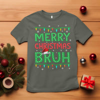Merry Christmas Bruh T Shirt Meme Funny Saying Bro Greeting - Wonder Print Shop