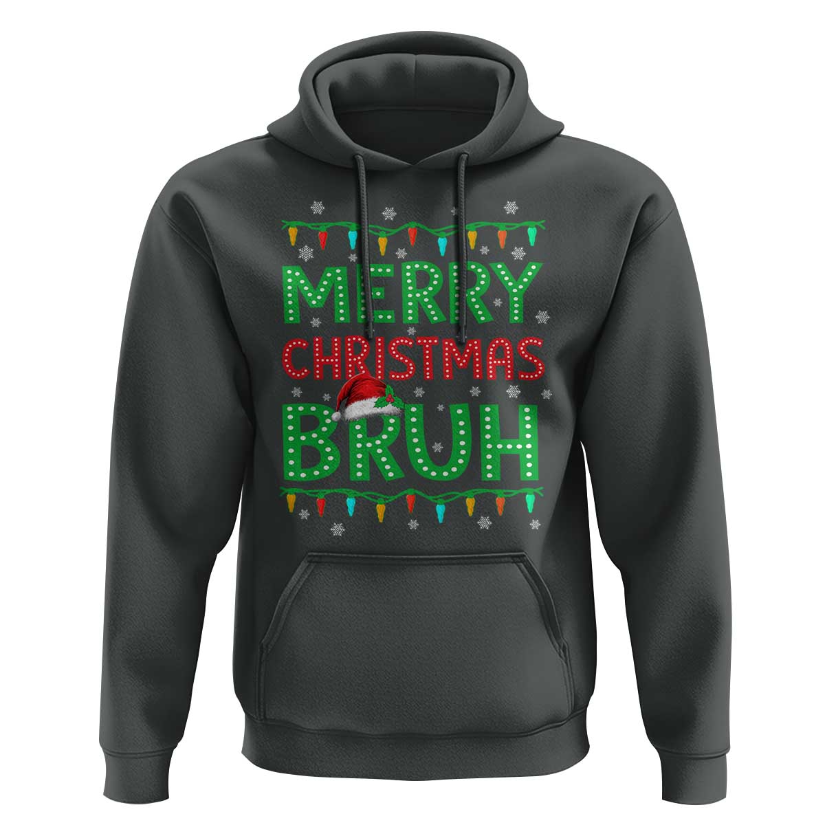 Merry Christmas Bruh Hoodie Meme Funny Saying Bro Greeting