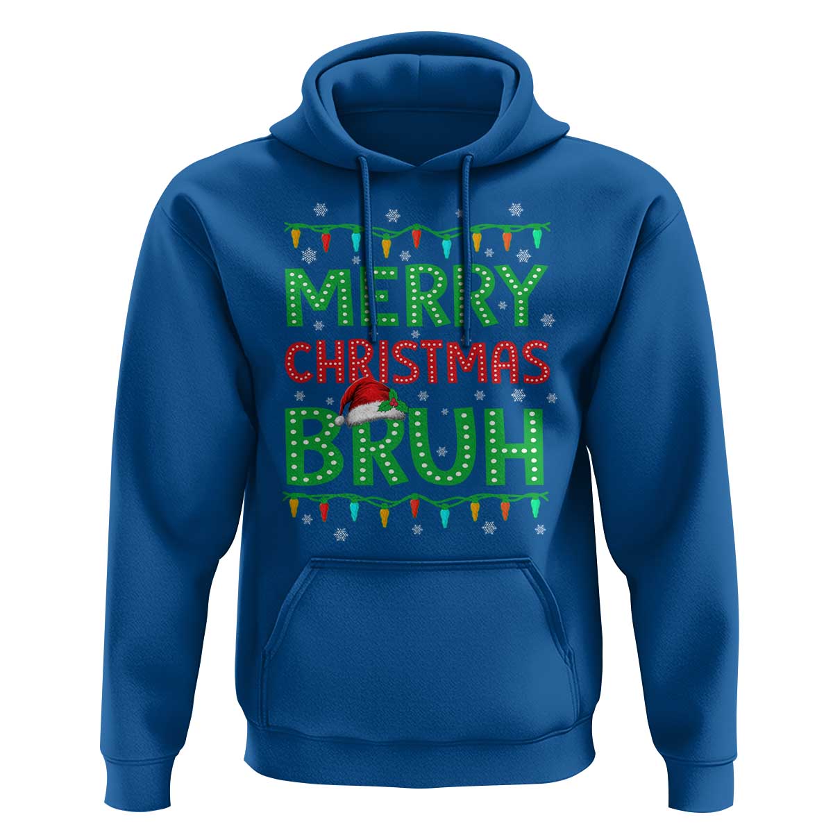 Merry Christmas Bruh Hoodie Meme Funny Saying Bro Greeting