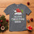 Merry Christmas Bruh T Shirt Funny Saying Santa Claus Christmas Lights Pajama - Wonder Print Shop