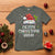 Merry Christmas Bruh T Shirt Funny Saying Santa Claus Christmas Lights Pajama - Wonder Print Shop