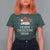 Merry Christmas Bruh T Shirt For Women Funny Saying Santa Claus Christmas Lights Pajama - Wonder Print Shop