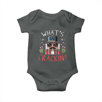 Christmas Nutcracker Baby Onesie Whats Crackin Funny Xmas
