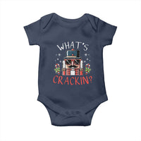 Christmas Nutcracker Baby Onesie Whats Crackin Funny Xmas