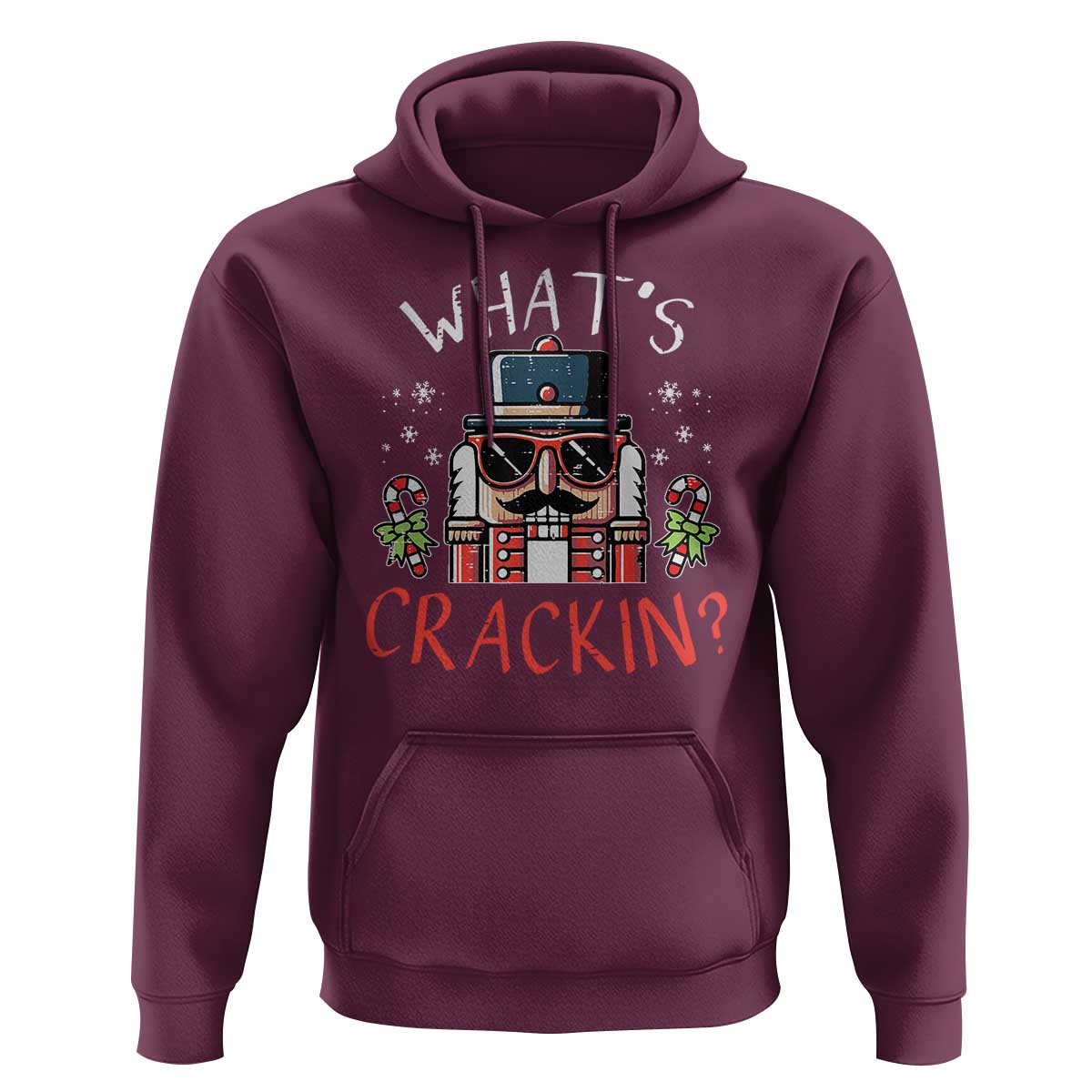 Christmas Nutcracker Hoodie Whats Crackin Funny Xmas