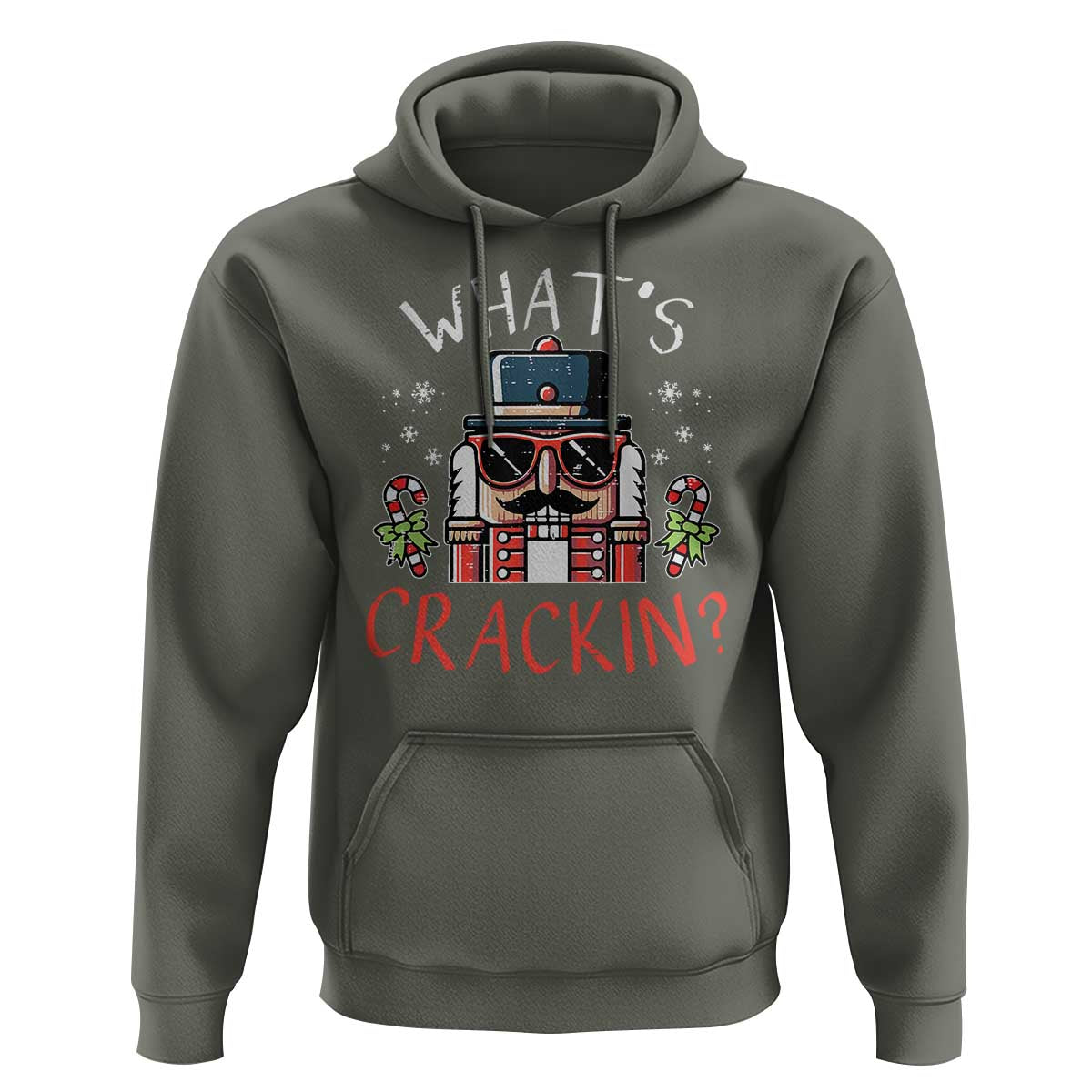 Christmas Nutcracker Hoodie Whats Crackin Funny Xmas