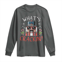 Christmas Nutcracker Long Sleeve Shirt Whats Crackin Funny Xmas
