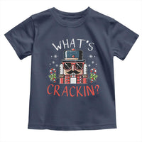 Christmas Nutcracker Toddler T Shirt Whats Crackin Funny Xmas