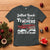 Teacher Christmas T Shirt Vintage Jolliest Bunch Of Teachers This Side Of The Hallway - Wonder Print Shop