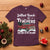 Teacher Christmas T Shirt Vintage Jolliest Bunch Of Teachers This Side Of The Hallway - Wonder Print Shop