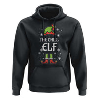 Funny Christmas Chill Guy Hoodie The Chill Elf Meme Xmas Family Match