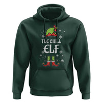 Funny Christmas Chill Guy Hoodie The Chill Elf Meme Xmas Family Match