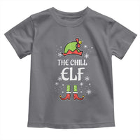 Funny Christmas Chill Guy Toddler T Shirt The Chill Elf Meme Xmas Family Match