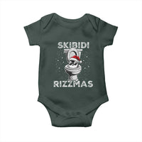 Funny Christmas Baby Onesie Skibidi Rizzmas Rizz Santa Toilet Penguin Kid Cool