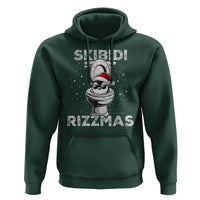 Funny Christmas Hoodie Skibidi Rizzmas Rizz Santa Toilet Penguin Kid Cool