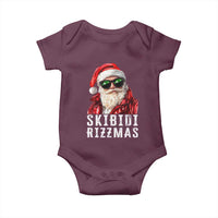 Funny Christmas Santa Baby Onesie Skibidi Rizzmas Christmas Rizz Santa Claus Charisma Kid Cool