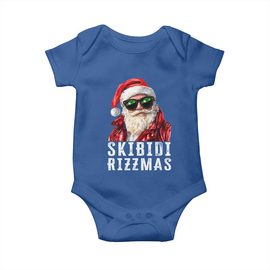Funny Christmas Santa Baby Onesie Skibidi Rizzmas Christmas Rizz Santa Claus Charisma Kid Cool