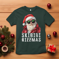 Funny Christmas Santa T Shirt Skibidi Rizzmas Christmas Rizz Santa Claus Charisma Kid Cool - Wonder Print Shop