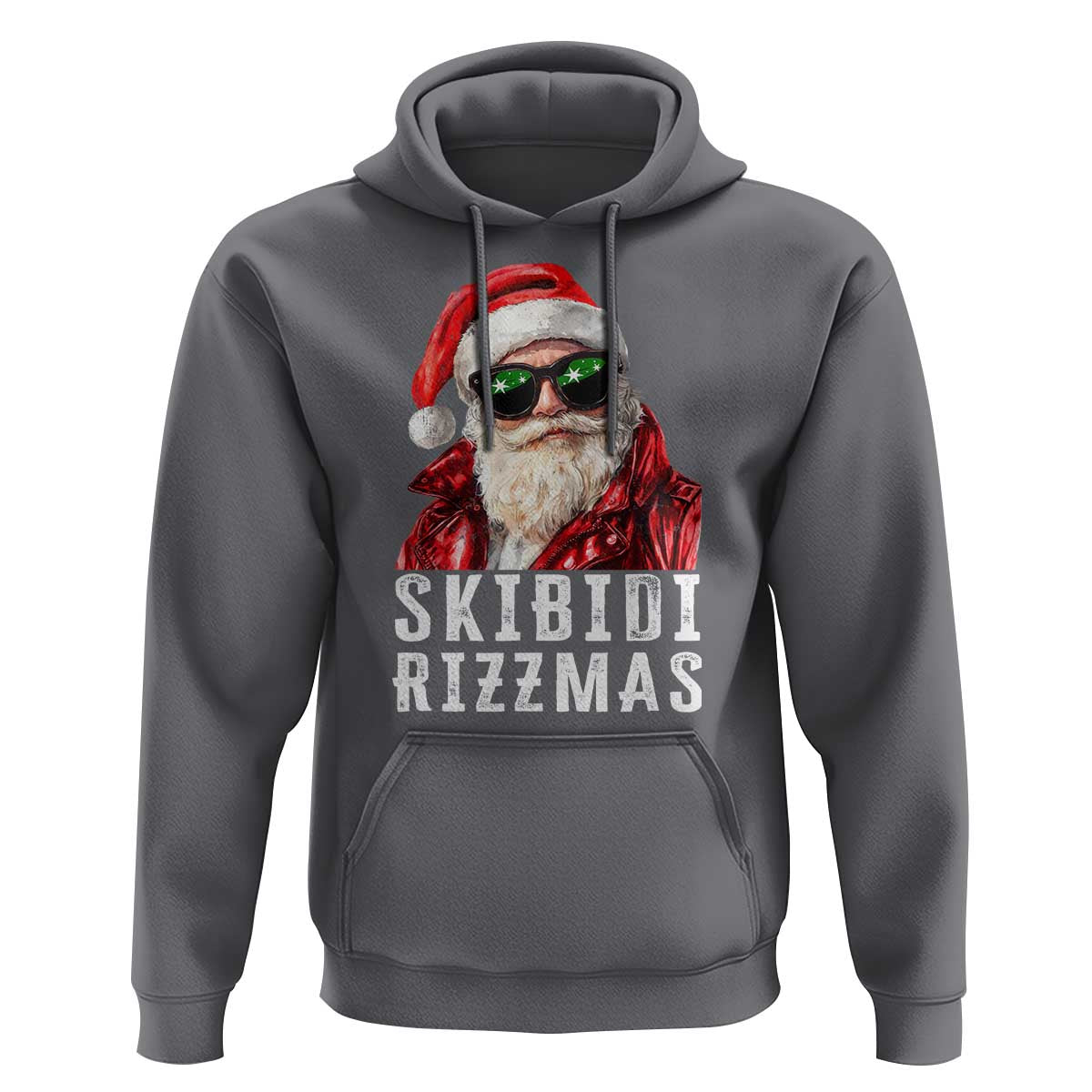 Funny Christmas Santa Hoodie Skibidi Rizzmas Christmas Rizz Santa Claus Charisma Kid Cool