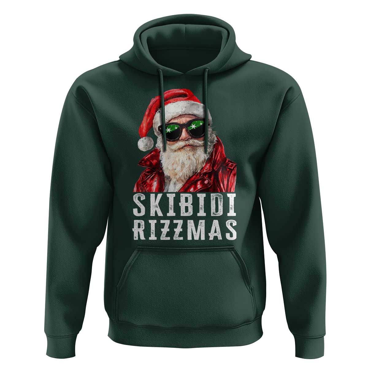 Funny Christmas Santa Hoodie Skibidi Rizzmas Christmas Rizz Santa Claus Charisma Kid Cool