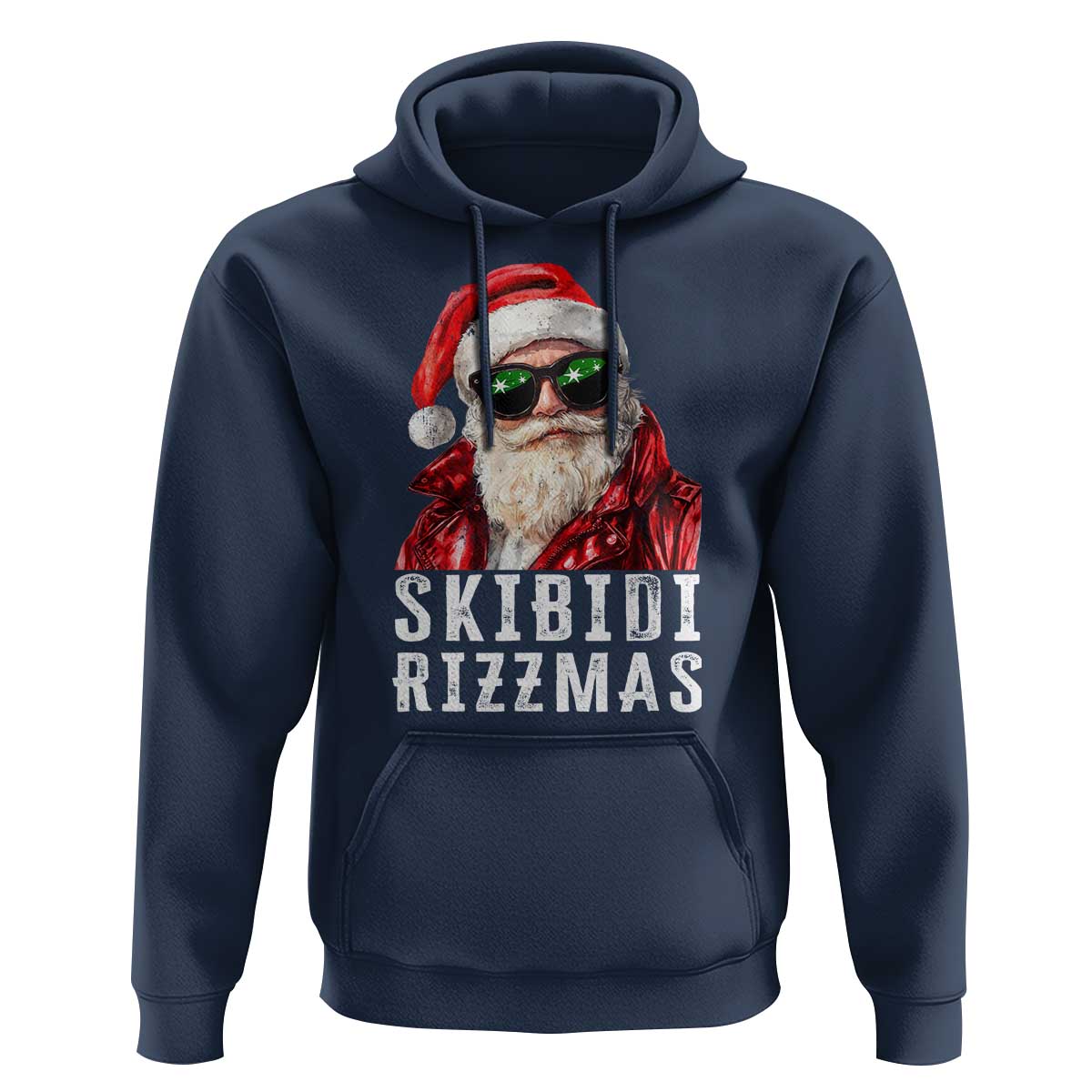 Funny Christmas Santa Hoodie Skibidi Rizzmas Christmas Rizz Santa Claus Charisma Kid Cool