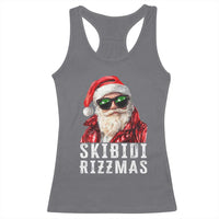 Funny Christmas Santa Racerback Tank Top Skibidi Rizzmas Christmas Rizz Santa Claus Charisma Kid Cool