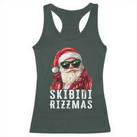 Funny Christmas Santa Racerback Tank Top Skibidi Rizzmas Christmas Rizz Santa Claus Charisma Kid Cool