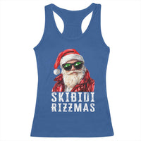 Funny Christmas Santa Racerback Tank Top Skibidi Rizzmas Christmas Rizz Santa Claus Charisma Kid Cool