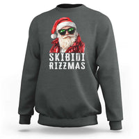 Funny Christmas Santa Sweatshirt Skibidi Rizzmas Christmas Rizz Santa Claus Charisma Kid Cool - Wonder Print Shop