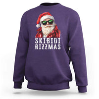 Funny Christmas Santa Sweatshirt Skibidi Rizzmas Christmas Rizz Santa Claus Charisma Kid Cool - Wonder Print Shop