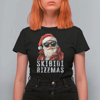 Funny Christmas Santa T Shirt For Women Skibidi Rizzmas Christmas Rizz Santa Claus Charisma Kid Cool - Wonder Print Shop