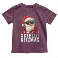 Funny Christmas Santa Toddler T Shirt Skibidi Rizzmas Christmas Rizz Santa Claus Charisma Kid Cool