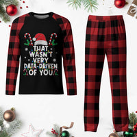 Funny Christmas Data Analyst Plaid Pajama Set That Wasn't Very Data Driven of You Xmas Ugly Christmas - Wonder Print Shop