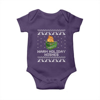 Funny Christmas Baby Onesie Warm Holiday Wishes Dumpster Fire Ugly Christmas