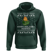 Funny Christmas Hoodie Warm Holiday Wishes Dumpster Fire Ugly Christmas