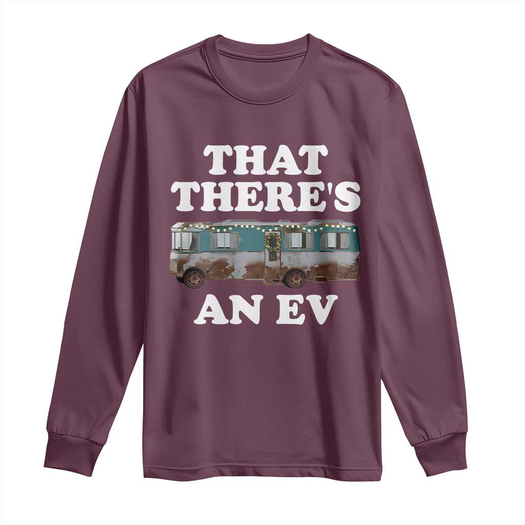 Christmas Movie Long Sleeve Shirt That There's An RV Christmas Vacation Xmas Lights