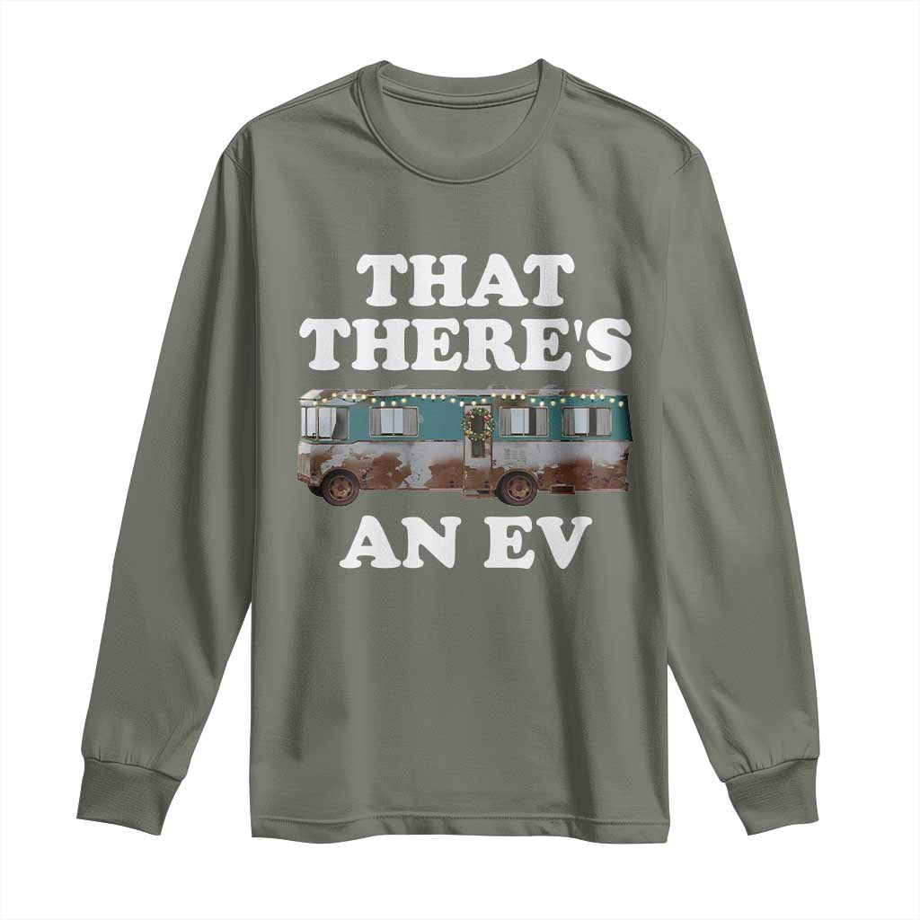 Christmas Movie Long Sleeve Shirt That There's An RV Christmas Vacation Xmas Lights