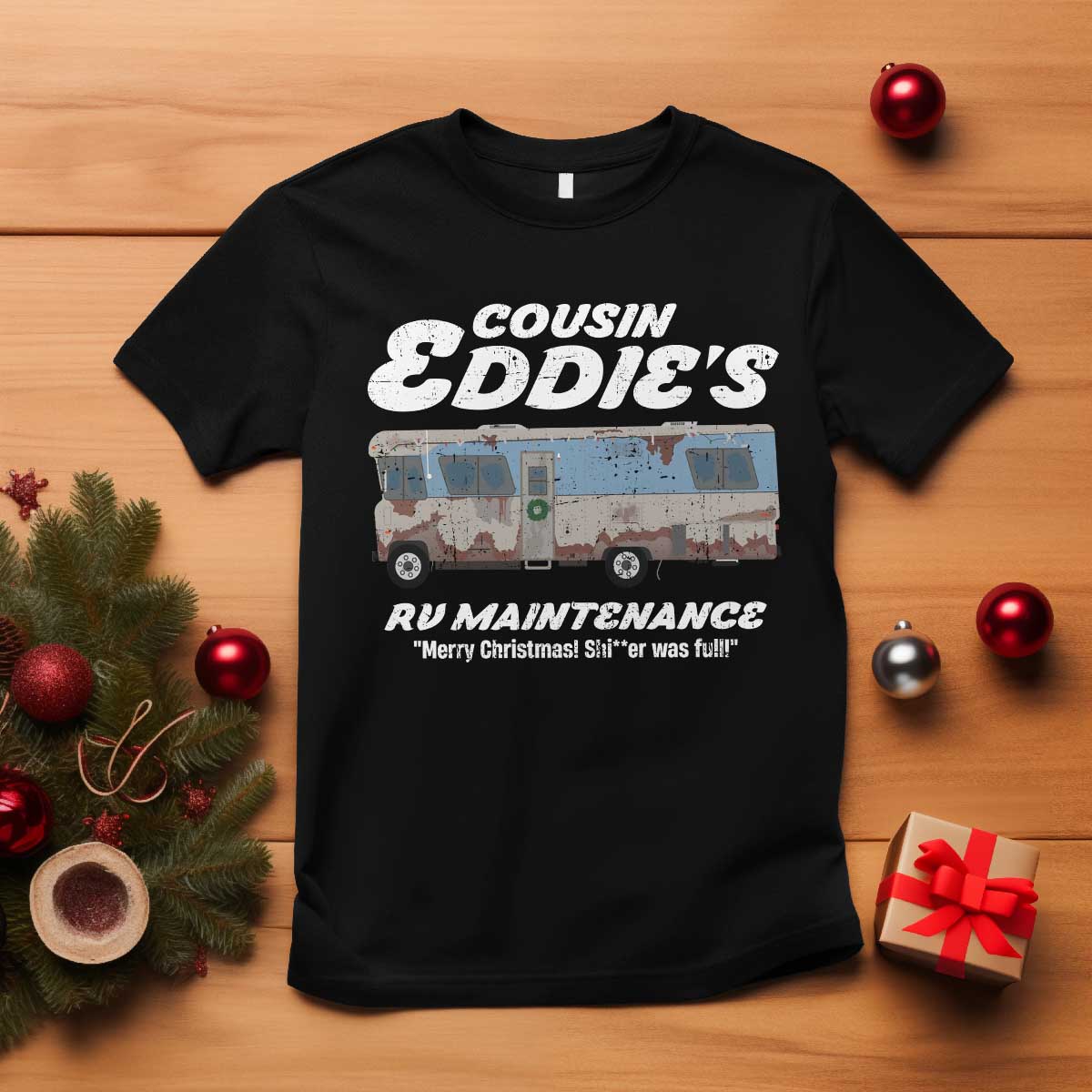 Christmas Movie T Shirt That There's An RV Christmas Vacation - Wonder Print Shop