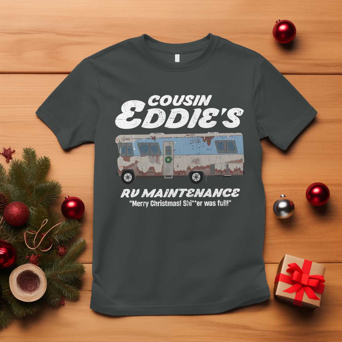 Christmas Movie T Shirt That There's An RV Christmas Vacation - Wonder Print Shop