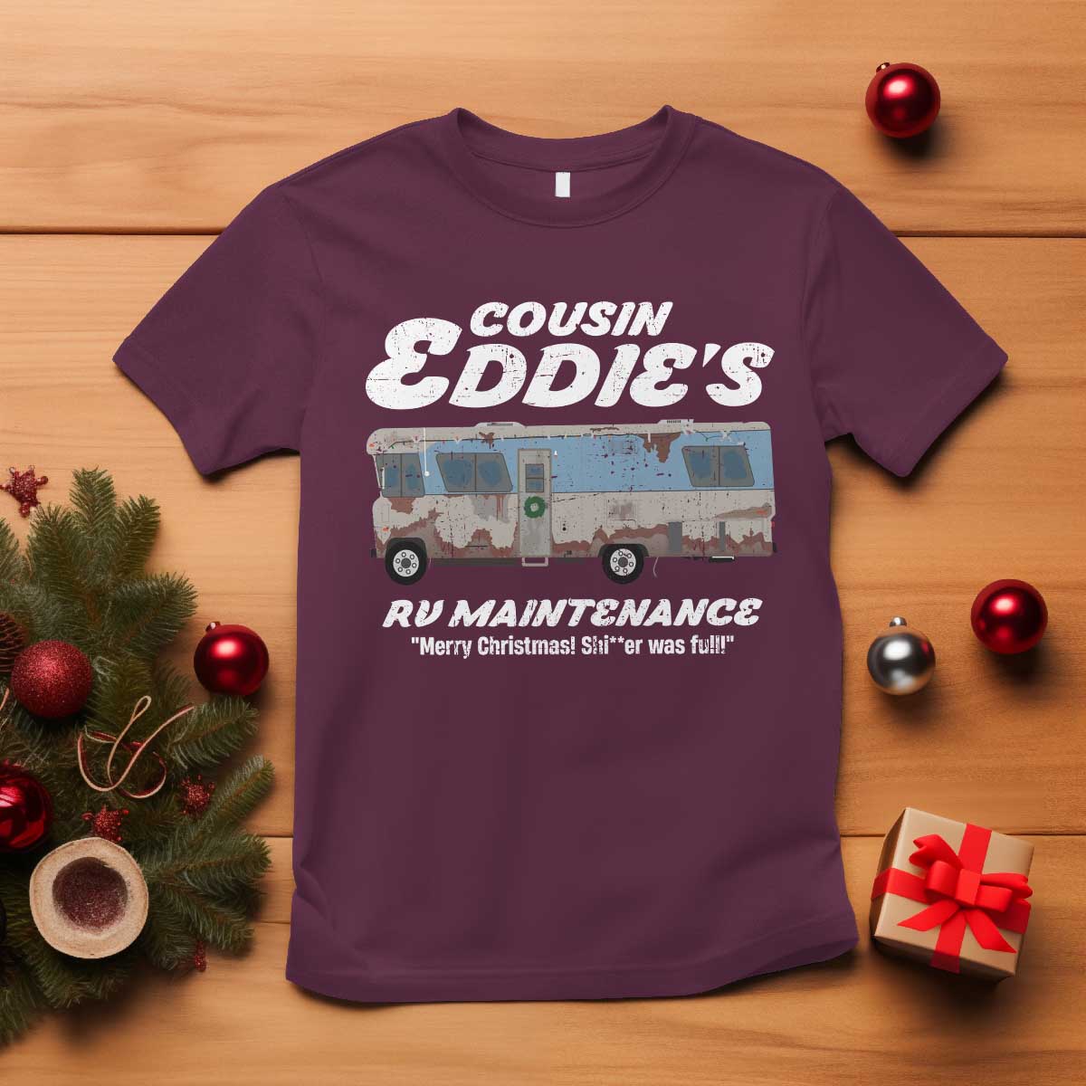 Christmas Movie T Shirt That There's An RV Christmas Vacation - Wonder Print Shop