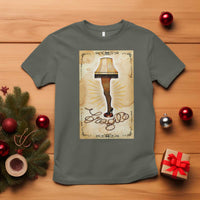Funny Christmas Movie T Shirt Fragile Leg Lamp - Wonder Print Shop