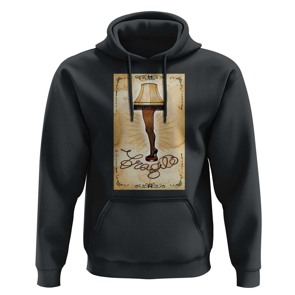 Funny Christmas Movie Hoodie Fragile Leg Lamp