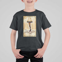 Funny Christmas Movie T Shirt For Kid Fragile Leg Lamp - Wonder Print Shop
