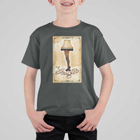 Funny Christmas Movie T Shirt For Kid Fragile Leg Lamp - Wonder Print Shop