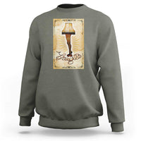 Funny Christmas Movie Sweatshirt Fragile Leg Lamp - Wonder Print Shop