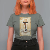 Funny Christmas Movie T Shirt For Women Fragile Leg Lamp - Wonder Print Shop