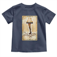 Funny Christmas Movie Toddler T Shirt Fragile Leg Lamp