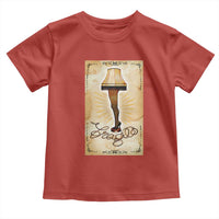 Funny Christmas Movie Toddler T Shirt Fragile Leg Lamp